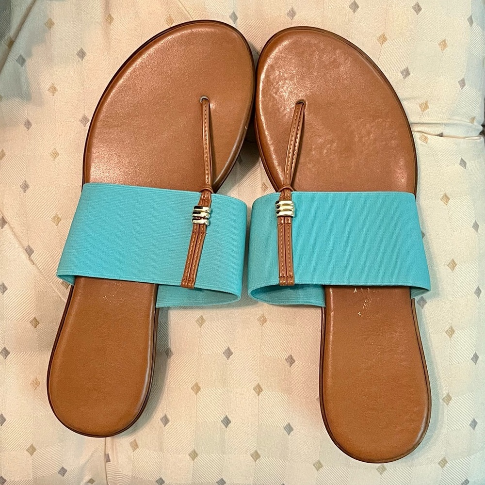Italian Shoemakers Teal Sandals